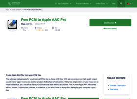 Free_pcm_to_apple_aac_pro.en.downloadastro.com thumbnail
