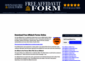 Freeaffidavitform.com thumbnail