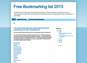 Freebookmarkinglist2013.blogspot.com thumbnail