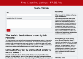 Freeclassifiedlistings.com thumbnail