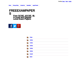 Freeexampapers.com thumbnail
