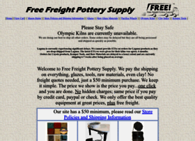 Freefreightpotterysupply.com thumbnail