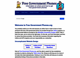 Freegovernmentphones.org thumbnail