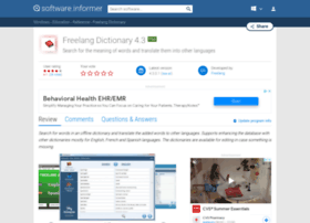 Freelang-dictionary-beta.software.informer.com thumbnail