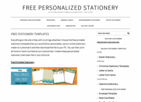 Freepersonalizedstationery.com thumbnail