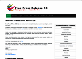 Freepressreleasedb.com thumbnail