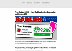 robux codes unused