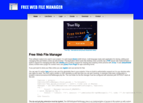 Freewebfilemanager.com thumbnail