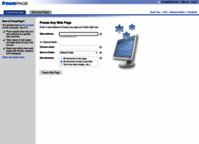 Freezepage.com thumbnail