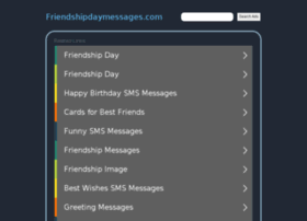 Friendshipdaymessages.com thumbnail