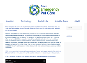 Friscoemergencypetcare.com thumbnail