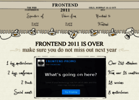 Frontend2011.com thumbnail