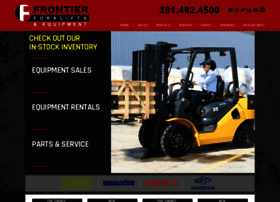 Frontierforklifts.com thumbnail