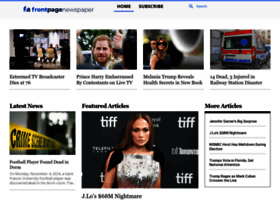Frontpagenewspaper.com thumbnail