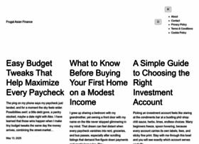 Frugalasianfinance.com thumbnail
