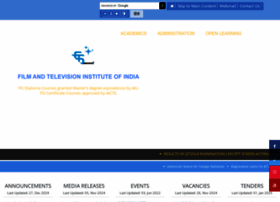 Ftii.ac.in thumbnail