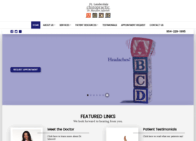 Ftlauderdalechiropractic.com thumbnail