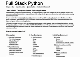 Fullstackpython.com thumbnail