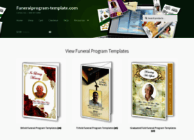 Funeralprogram-template.com thumbnail
