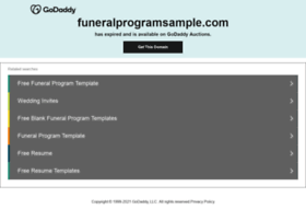 Funeralprogramsample.com thumbnail
