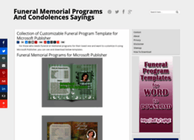 Funeralprogramtemplates.blogspot.com thumbnail