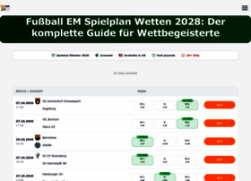 Fussballemspielplanwetten.com thumbnail