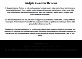 Gadgetscustomereviews.com thumbnail