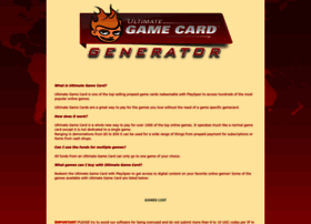 Gamecard-generator.blogspot.com thumbnail