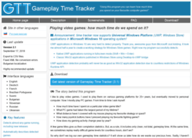 Gameplay-time-tracker.info thumbnail