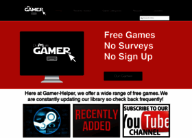 gamerhelper.com at WI. Free Game Downloads  Gamer Helper