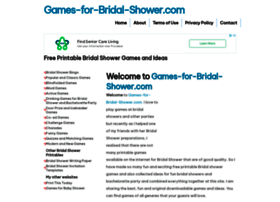 Games-for-bridal-shower.com thumbnail