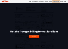 Gas-bill-template.pdffiller.com thumbnail