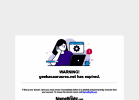 Geekasaurusrex.net thumbnail