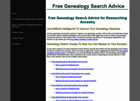 Genealogy-search-advice.com thumbnail