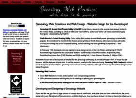Genealogy-web-creations.com thumbnail
