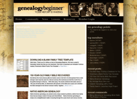 Genealogybeginner.com thumbnail
