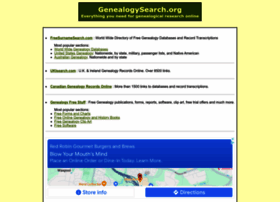 Genealogysearch.org thumbnail
