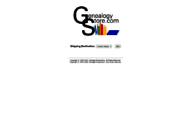 Genealogystore.com thumbnail