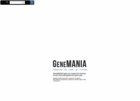 Genemania.org thumbnail