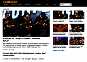 Generationiron.com thumbnail