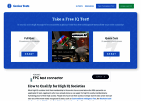 Geniustests.com thumbnail