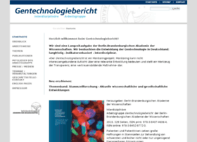 Gentechnologiebericht.de thumbnail