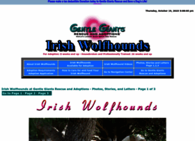Gentlegiantsrescue-irish-wolfhounds.com thumbnail