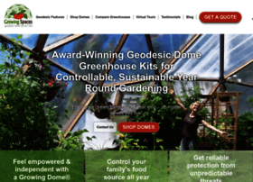 Geodesic-greenhouse-kits.com thumbnail