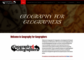 Geographyforgeographers.com thumbnail