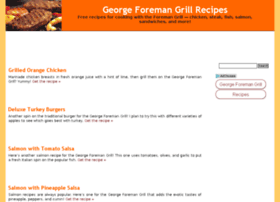 Georgeforemanrecipes.com thumbnail