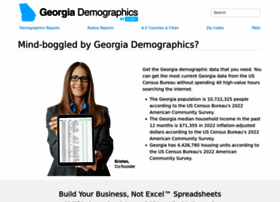 Georgia-demographics.com thumbnail