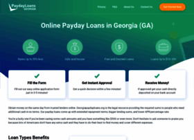 Georgiapaydayloans.org thumbnail