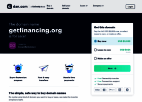 Getfinancing.org thumbnail