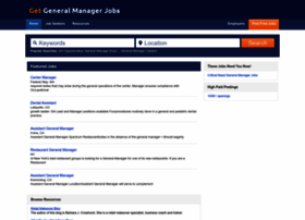 Getgeneralmanagerjobs.com thumbnail